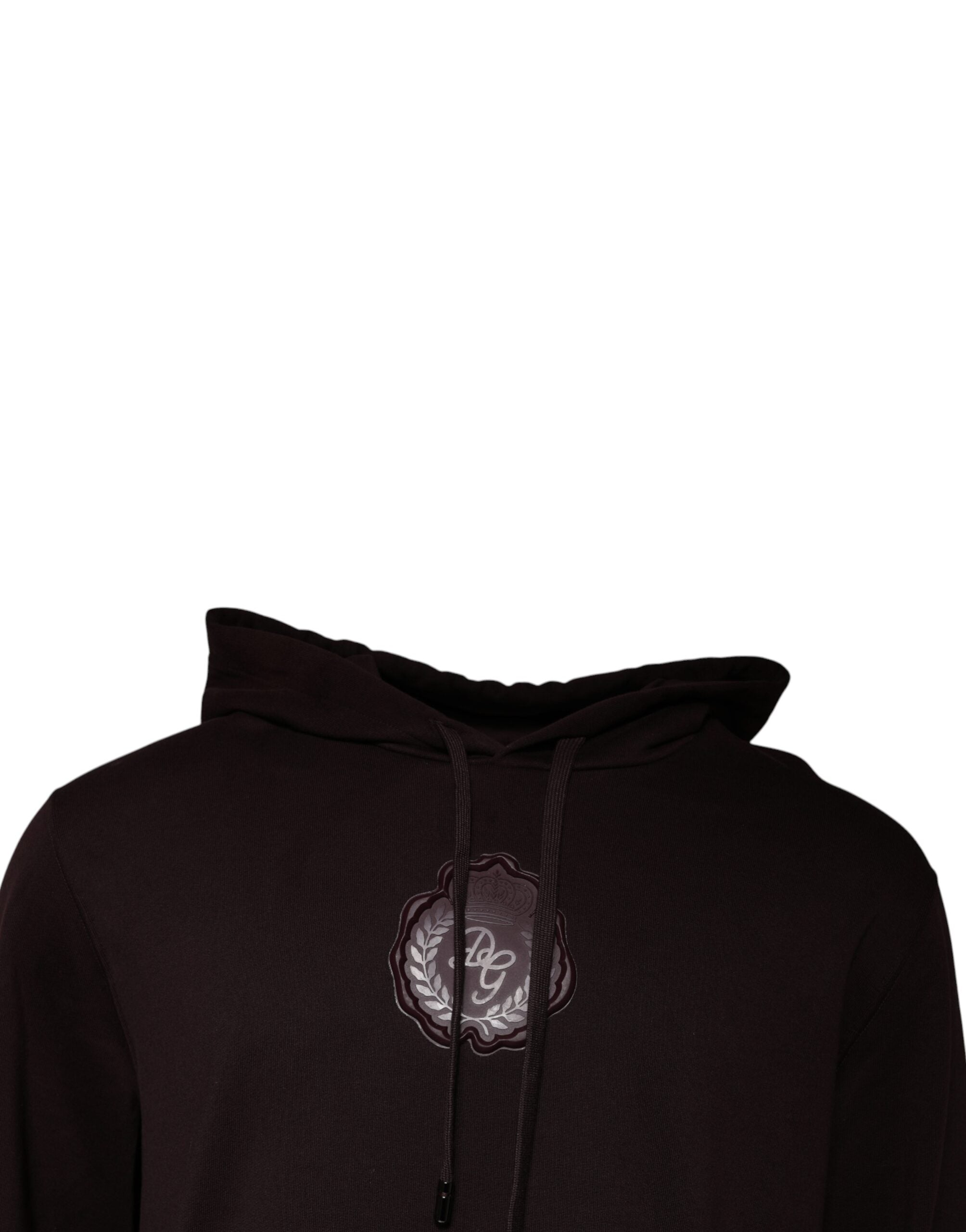 Dolce &amp; Gabbana Braunes Herren-Sweatshirt mit Kapuze aus Baumwolle