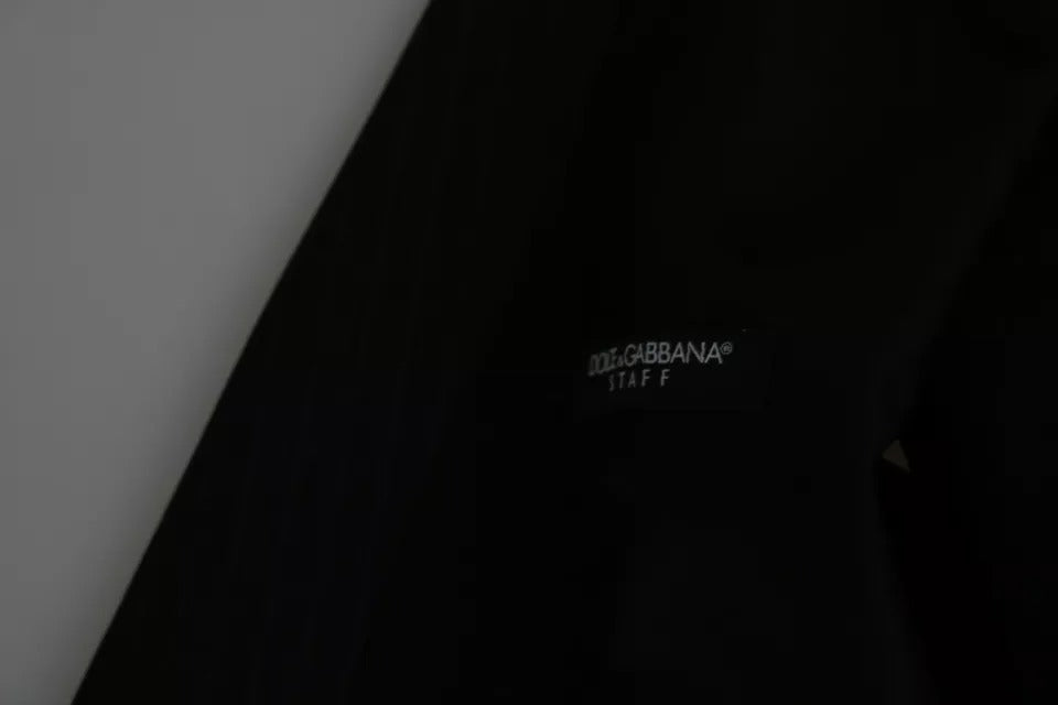 Dolce &amp; Gabbana Schwarze Herren Weste mit formeller Personalausstattung