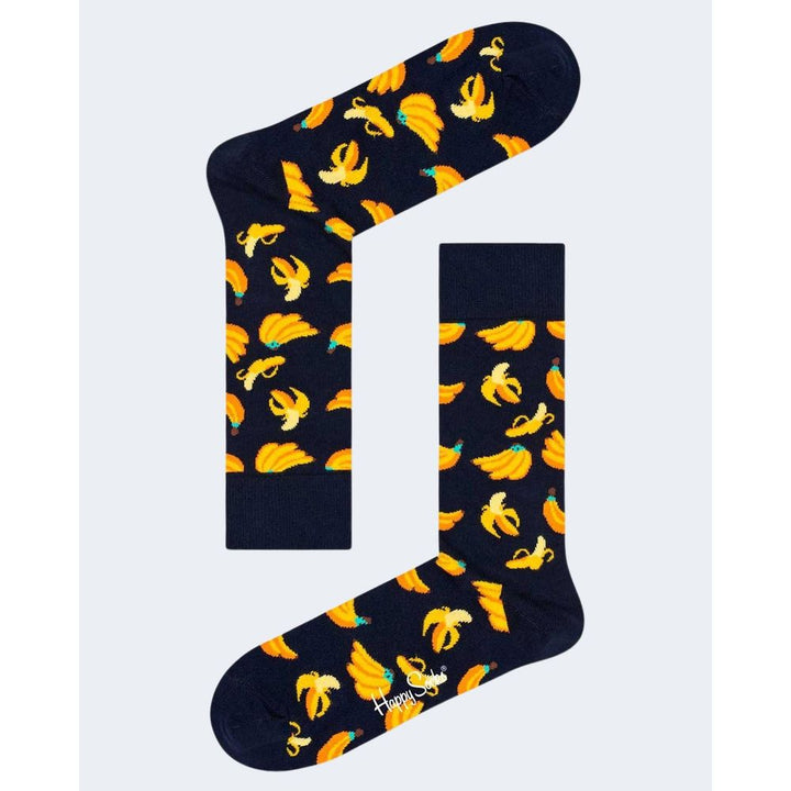 Happy Socks – Schwarze Strumpfhosen und Socken aus Baumwolle