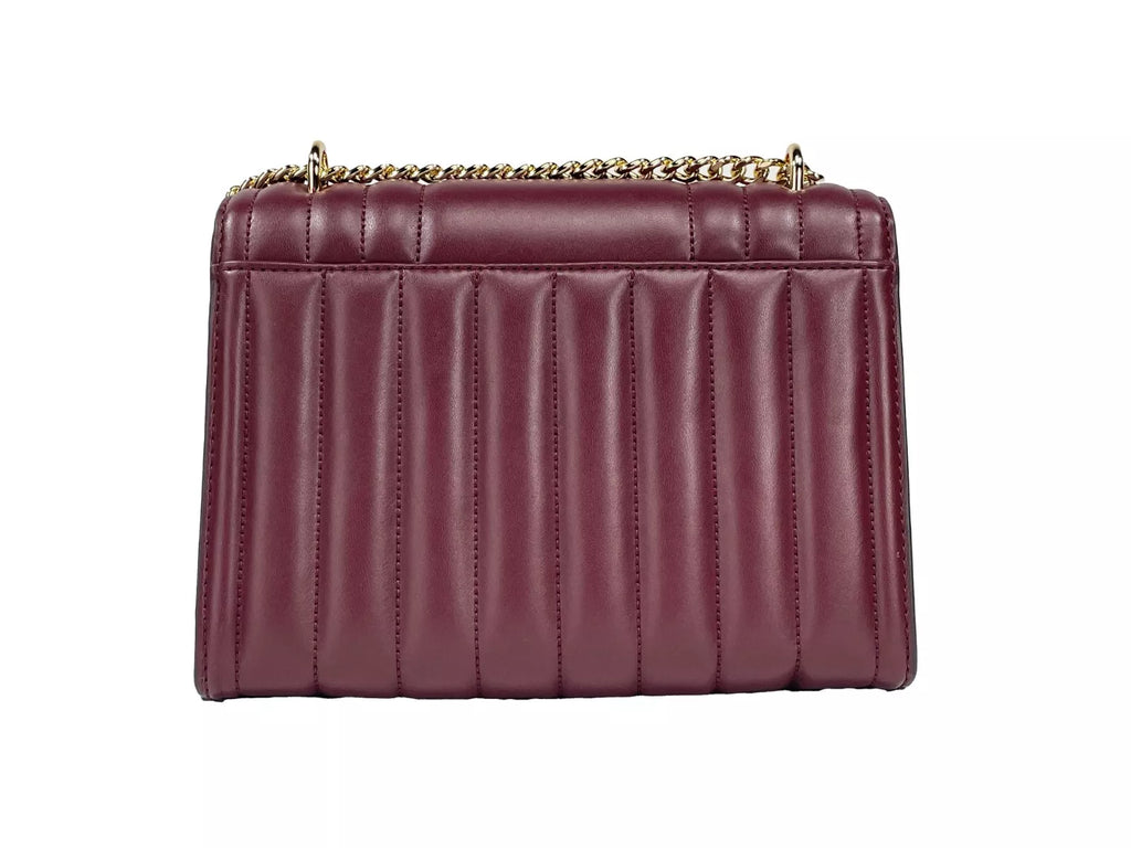 Michael Kors Whitney Crossbody-Tasche mit mittlerer Ketten-Schulterklappe in Ochsenblut