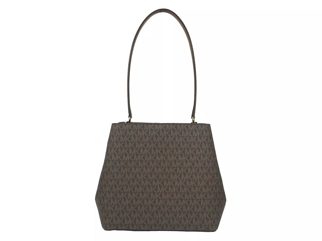 Michael Kors Medium Pratt Bucket Umhängetasche Braun