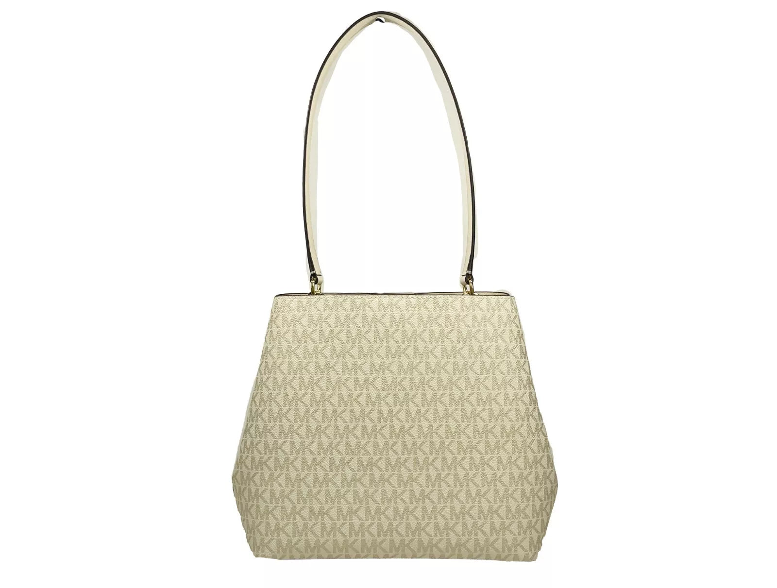 Michael Kors – Pratt Bucket – Umhängetasche, mittelgroß, Blassgold/Creme