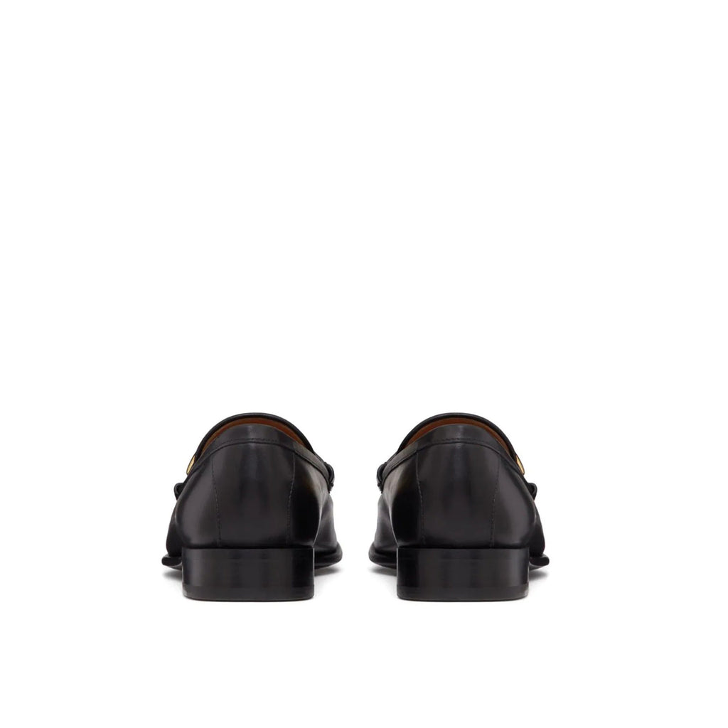Valentino Garavani V-Logo Moon Leather Loafers