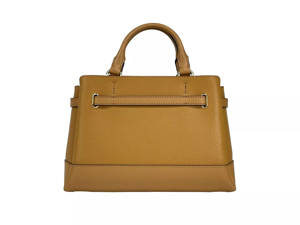 Michael Kors Reed Kleine Umhängetasche aus Leder mit Gürtel Braun