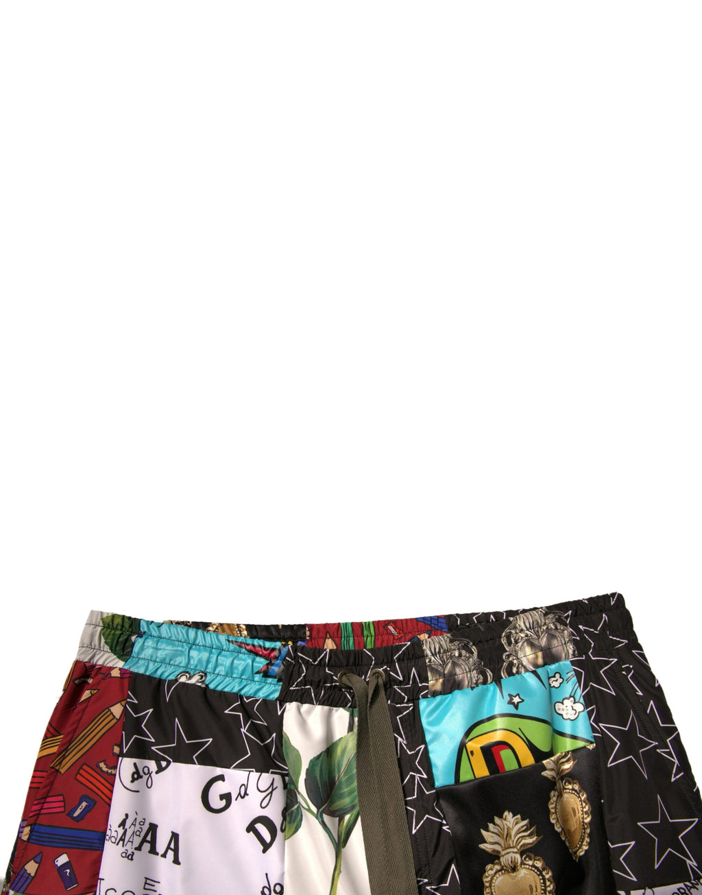 Dolce &amp; Gabbana – Mehrfarbige Cargo-Bermudashorts im Patchwork-Design