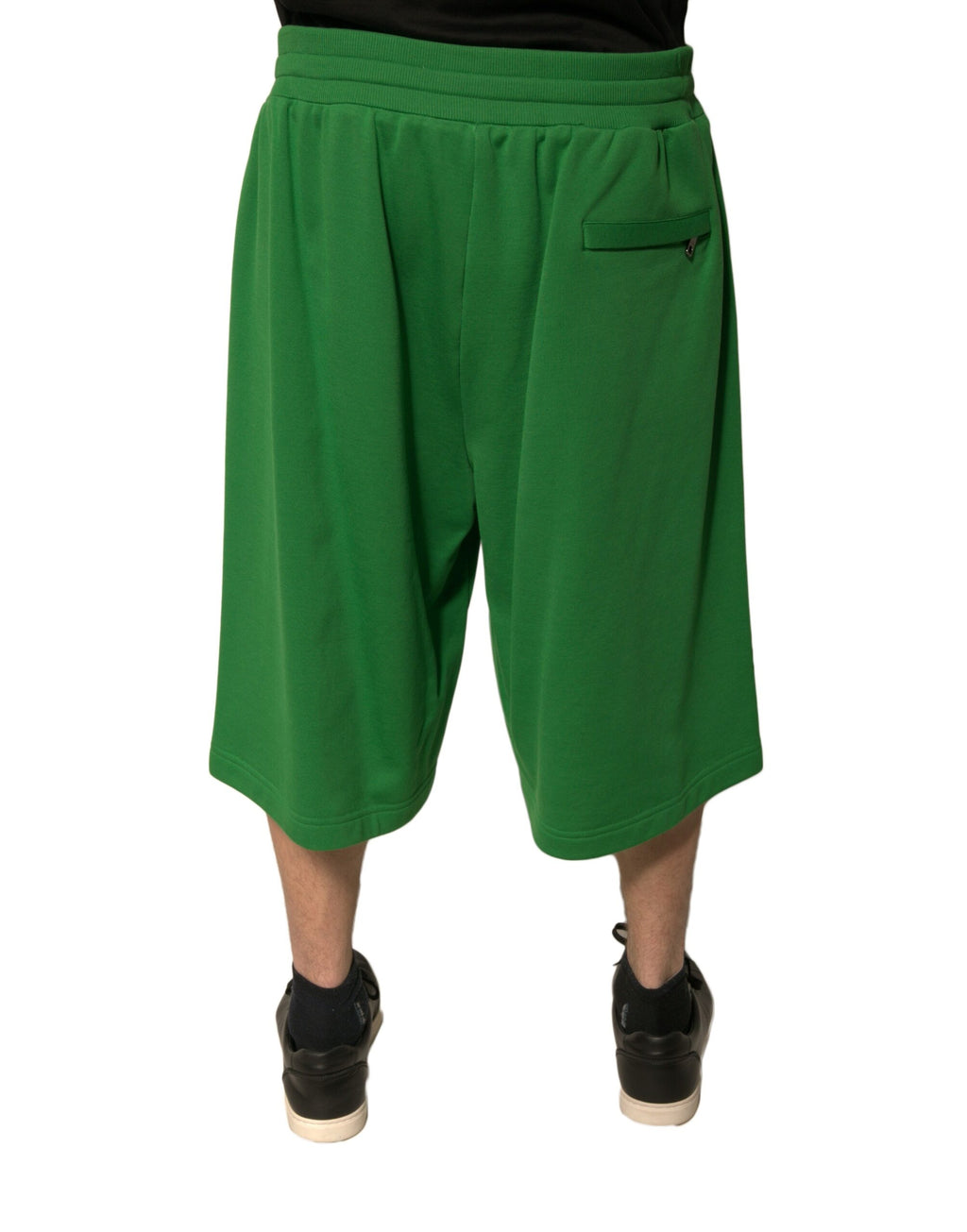 Dolce &amp; Gabbana Grüne Bermudashorts aus Baumwollmischung für Herren