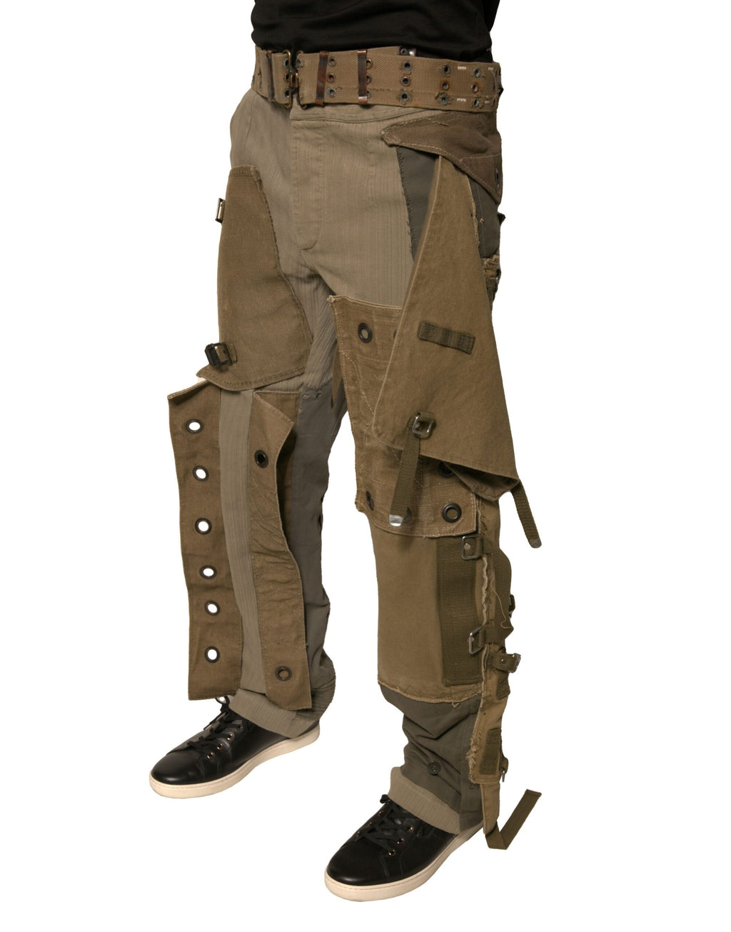 Dolce &amp; Gabbana – Mehrfarbige, rekonstruierte Flight-Cargohose