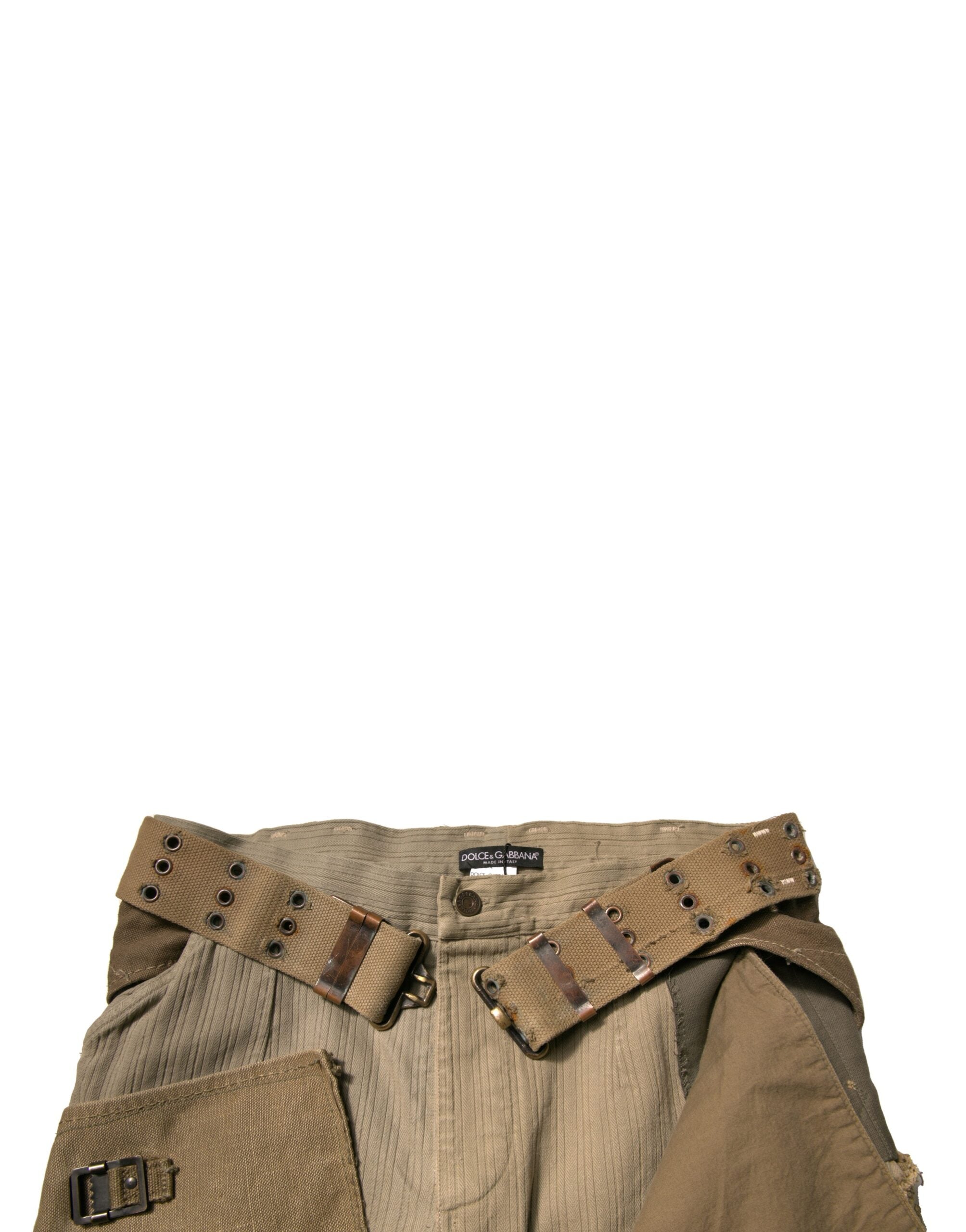 Dolce &amp; Gabbana – Mehrfarbige, rekonstruierte Flight-Cargohose