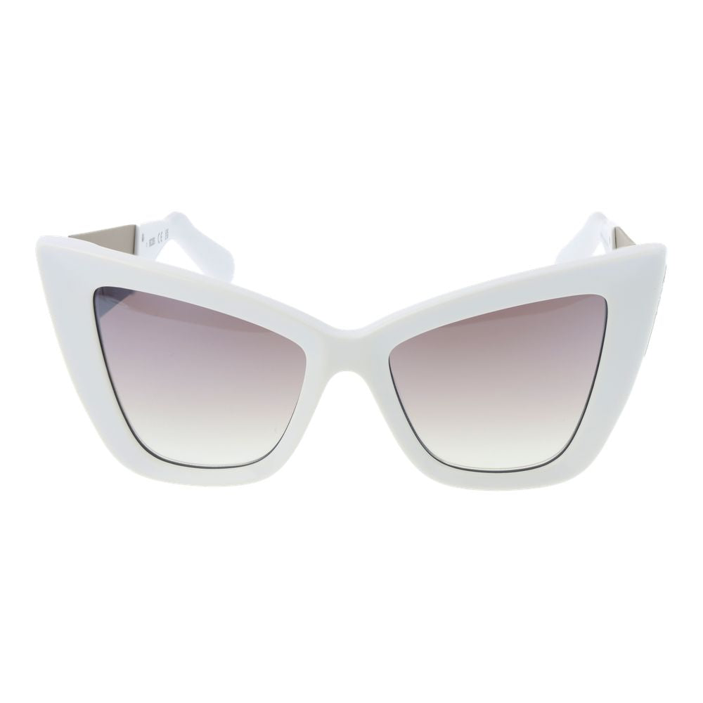 GCDS Weiße Damen Sonnenbrille