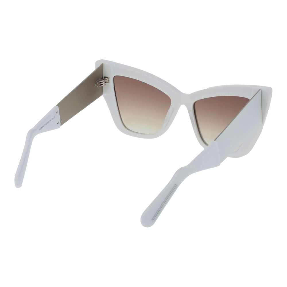 GCDS Weiße Damen Sonnenbrille
