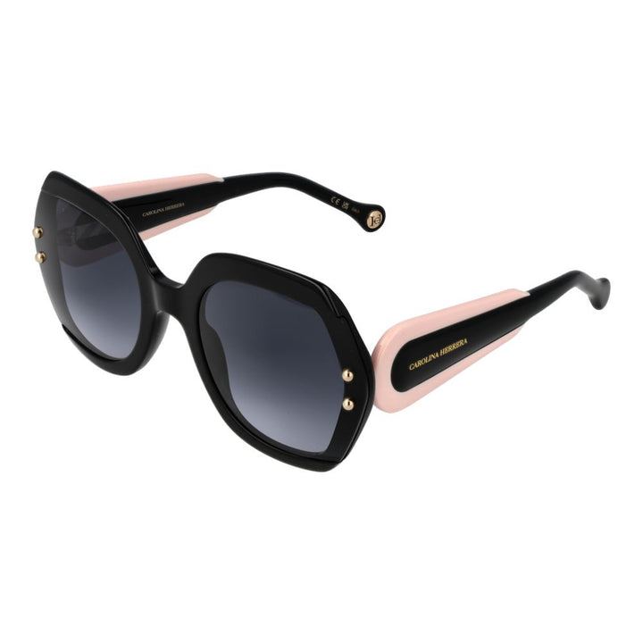 Carolina Herrera Schwarze Damen-Sonnenbrille