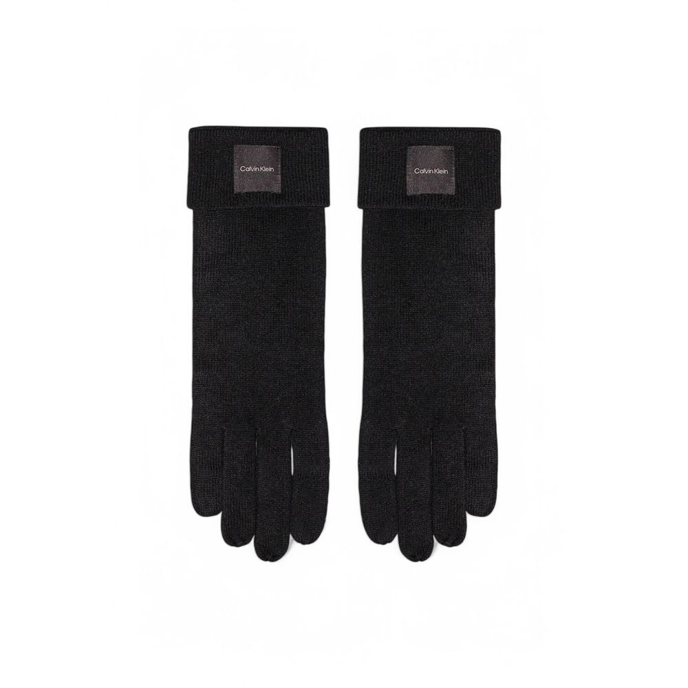 Calvin Klein – Schwarze Kaschmirhandschuhe