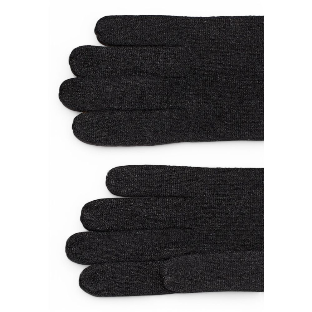 Calvin Klein – Schwarze Kaschmirhandschuhe