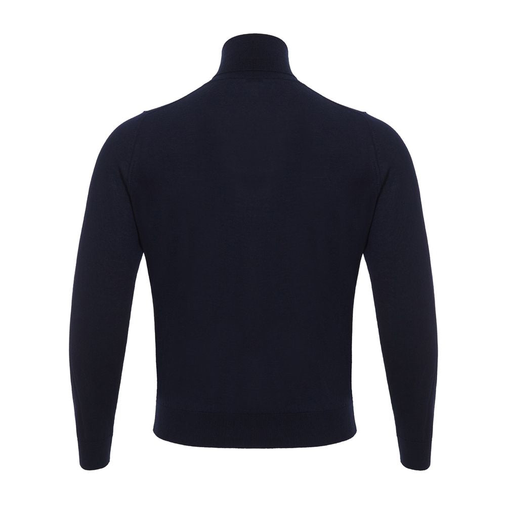 Colombo Blauer Kaschmirpullover
