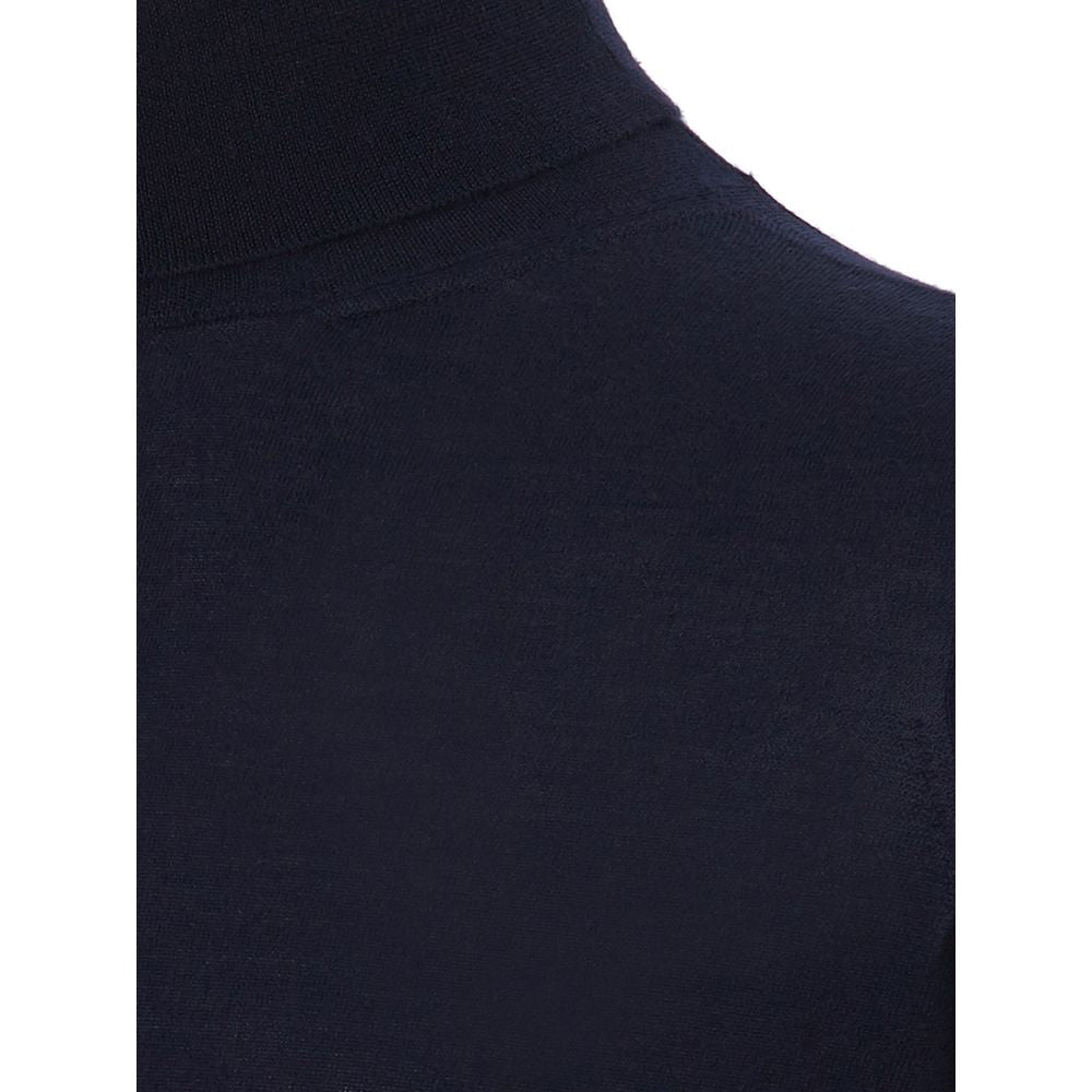 Colombo Blauer Kaschmirpullover