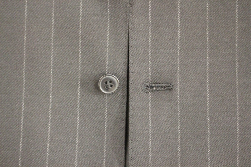 Dolce &amp; Gabbana Elegante schwarz gestreifte Wollweste