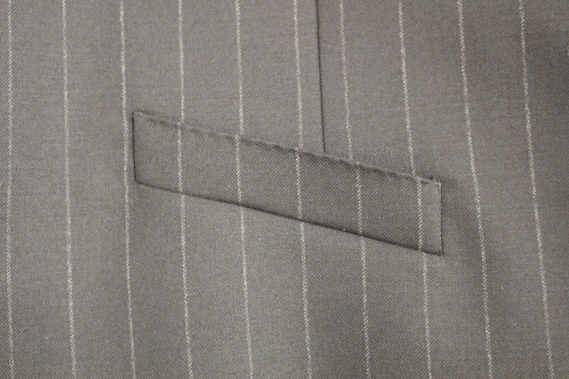 Dolce &amp; Gabbana Elegante schwarz gestreifte Wollweste