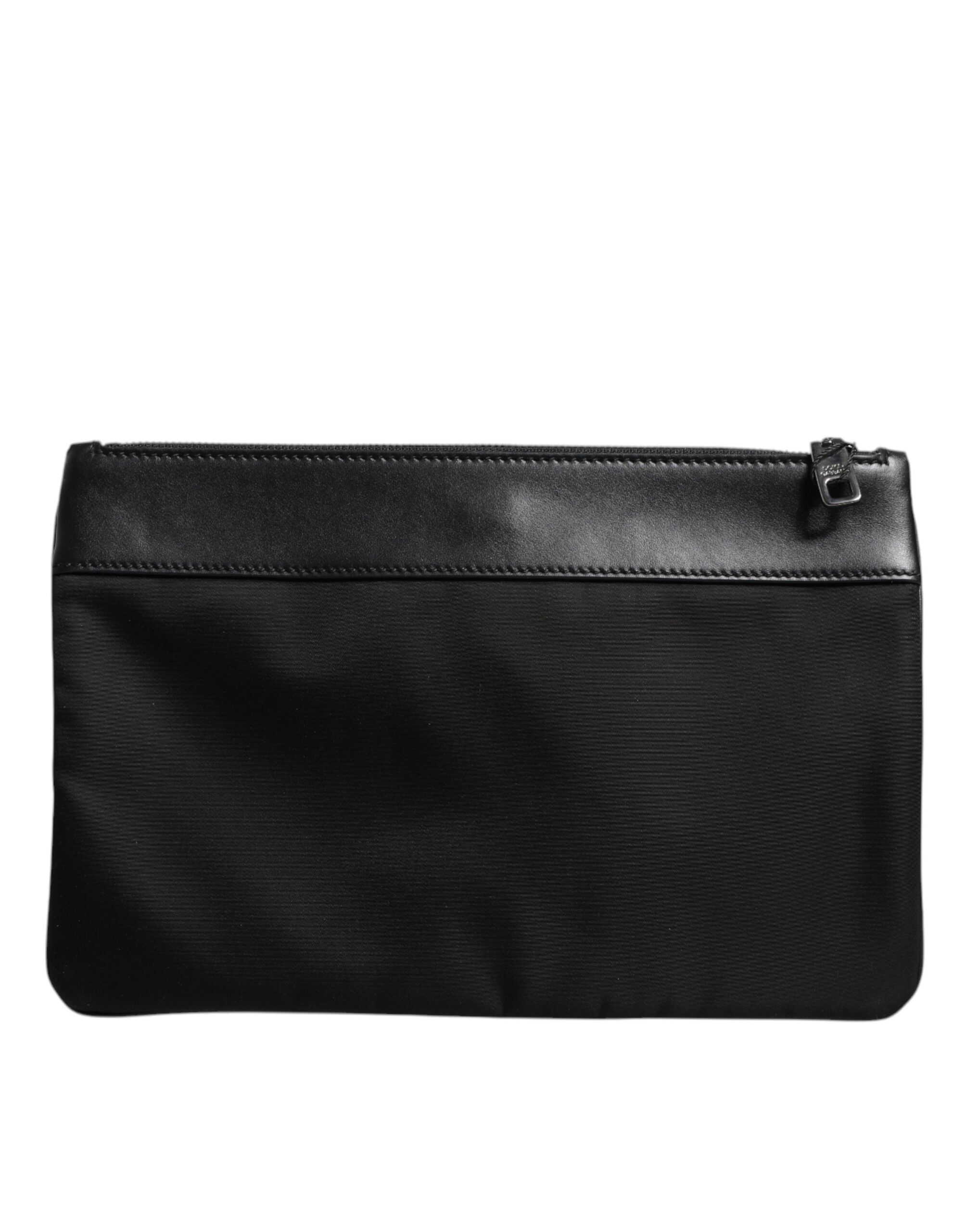 Dolce &amp; Gabbana Mehrfarbige Jacquard-Tasche mit Logo-Schild und Leopardenmuster für Herren
