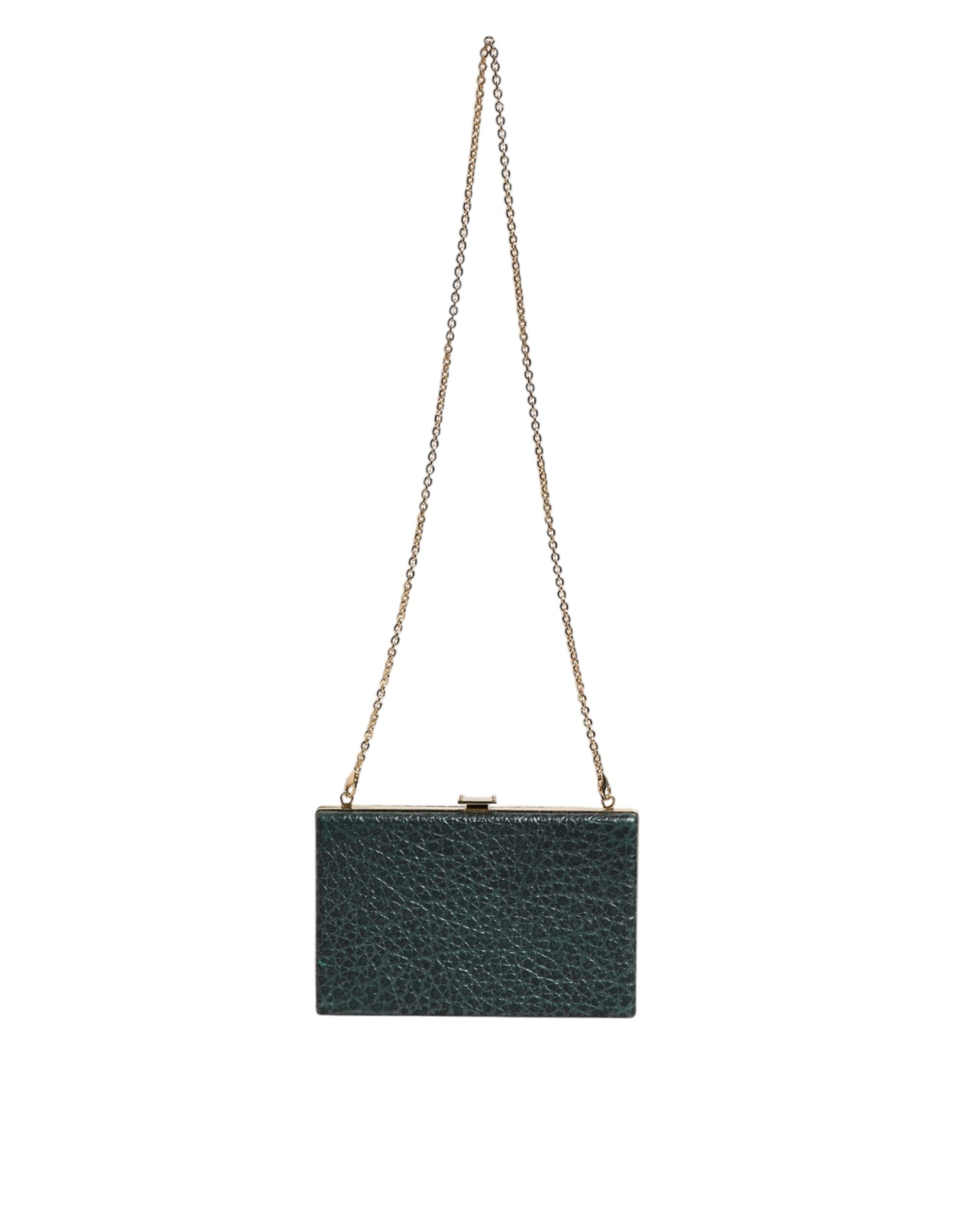 Dolce &amp; Gabbana – Schwarze Clutch aus Leder für den Abend