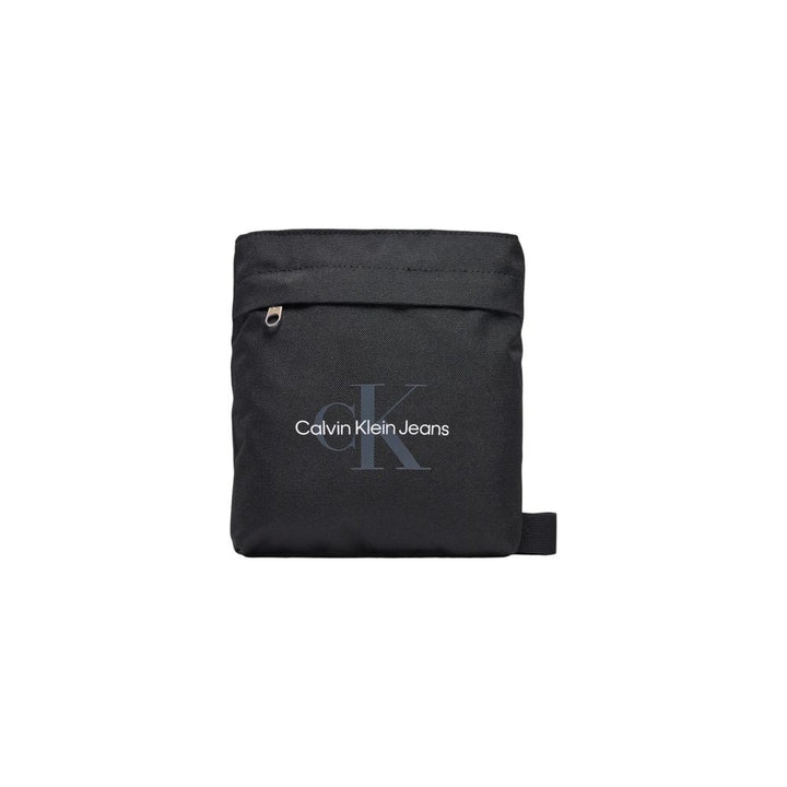 Calvin Klein Jeans – Schwarze Messenger-Tasche aus recyceltem Polyester