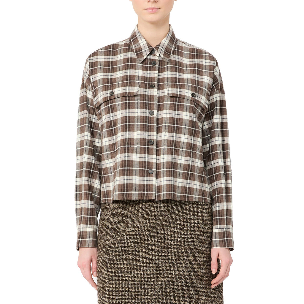 Max Mara Weekend Plaid Flannel Shirt