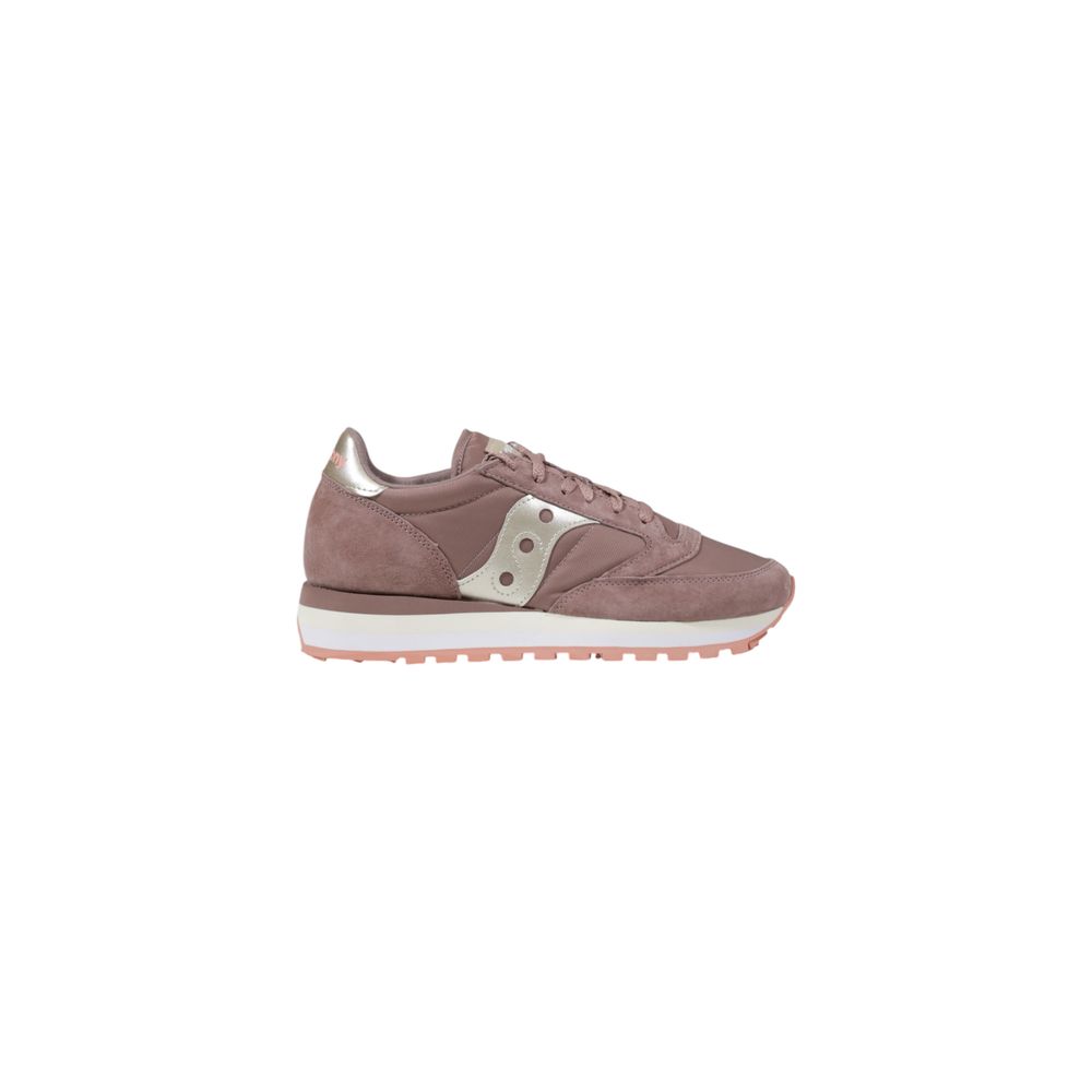 Saucony – Rosa Wildleder-Sneaker