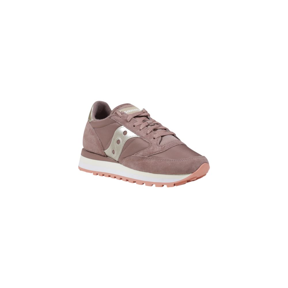 Saucony – Rosa Wildleder-Sneaker