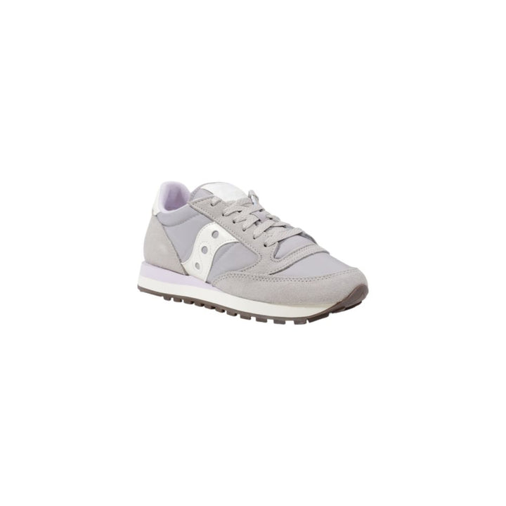 Saucony – Graue Wildleder-Sneaker
