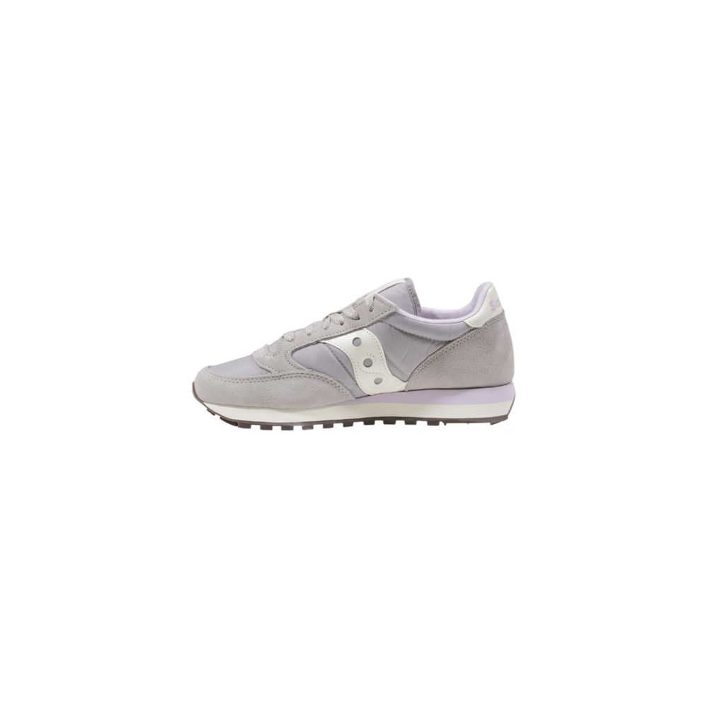Saucony – Graue Wildleder-Sneaker