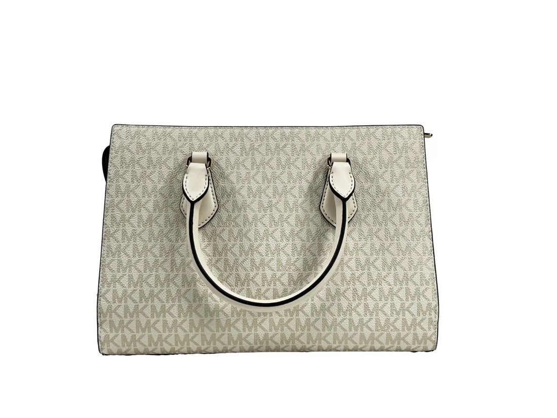 Michael Kors Sheila Medium Crossbody Satchel Handtasche Tasche Pale Gold