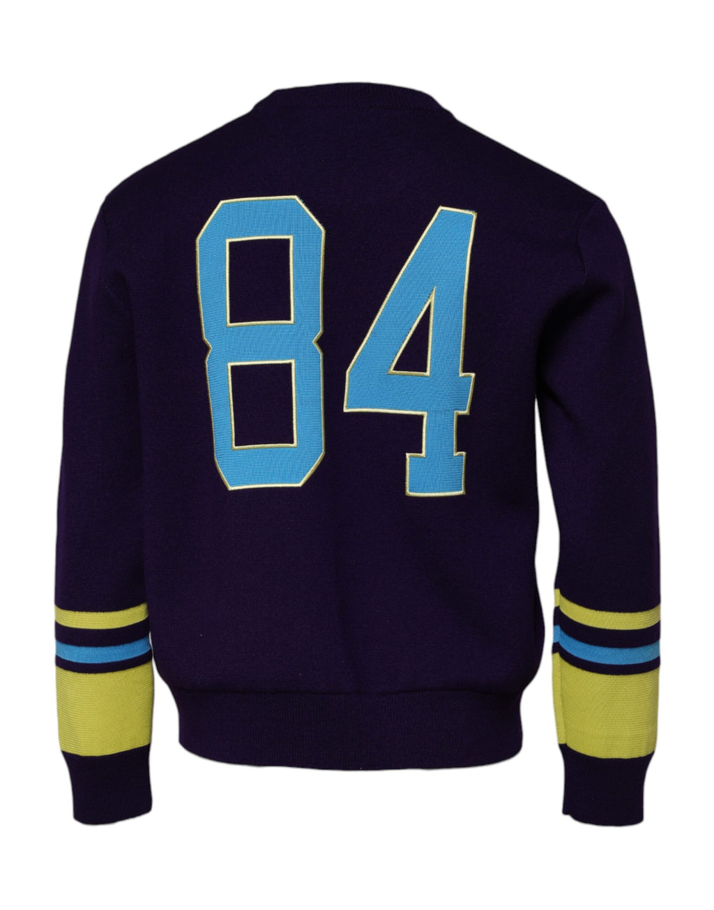 Dolce &amp; Gabbana Blaues 1984 Milano Sweatshirt mit Rundhalsausschnitt