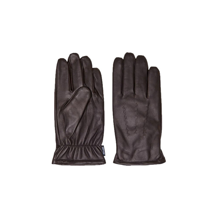 Only &amp; Sons – Braune Lederhandschuhe