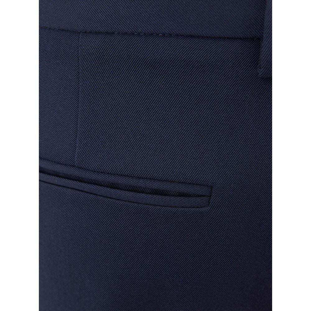 Lardini Elegante blaue Wollhose für Damen