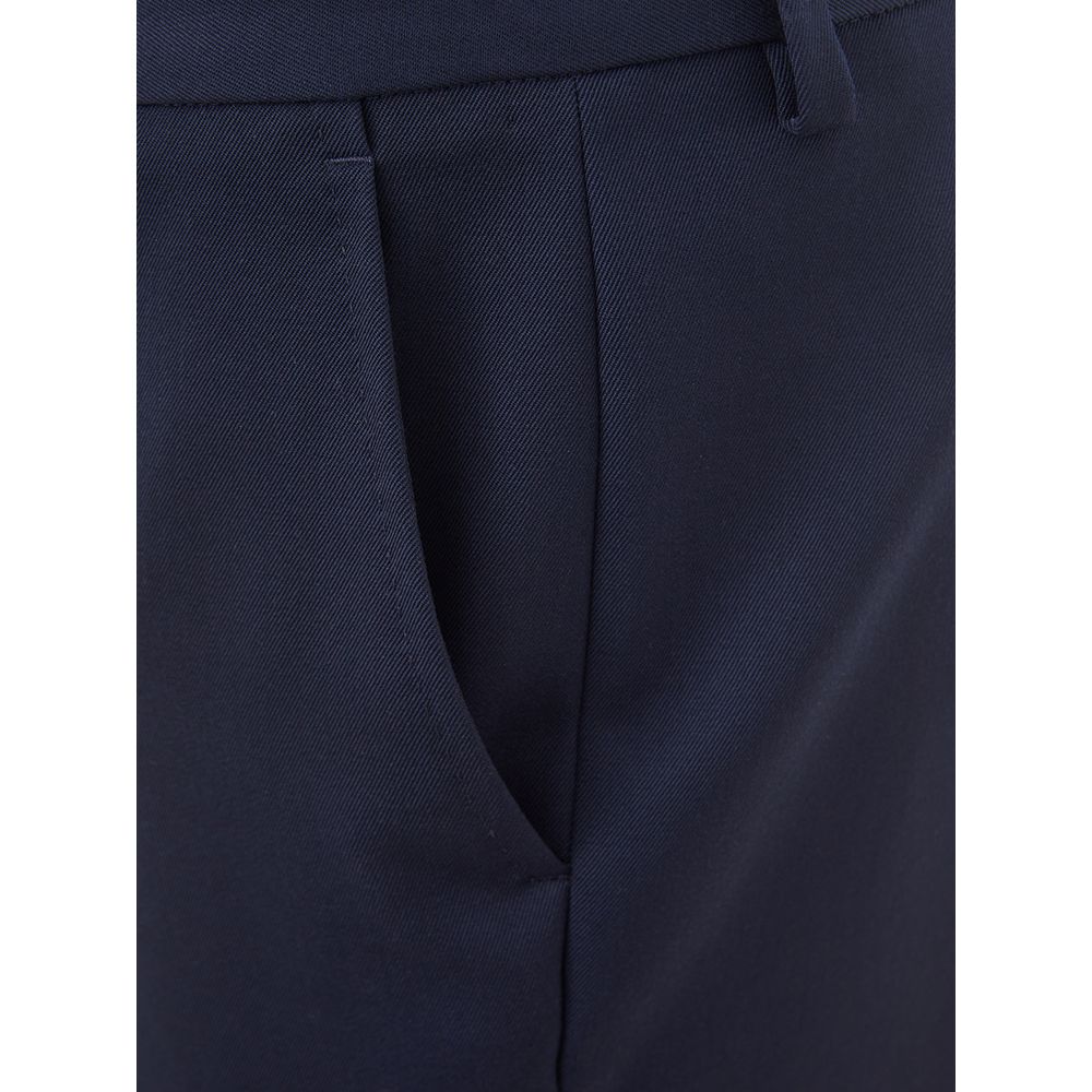 Lardini Elegante blaue Wollhose für Damen