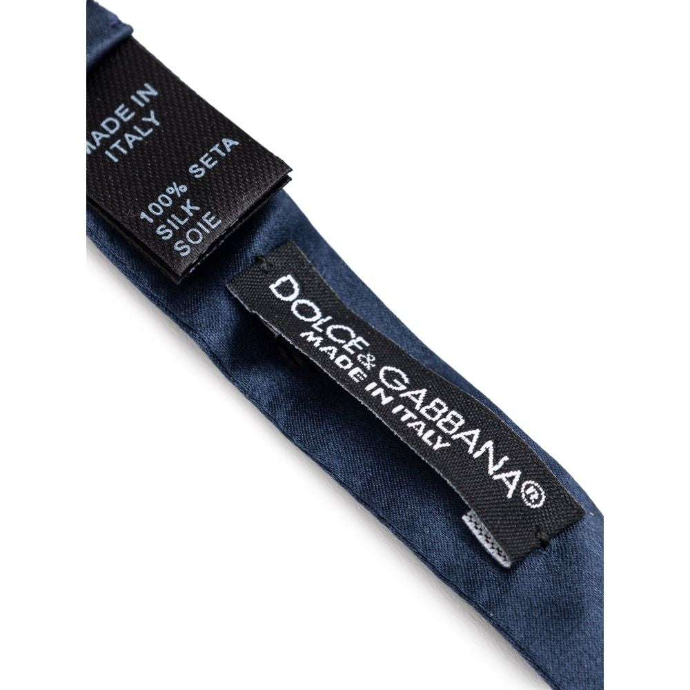 Dolce &amp; Gabbana Blaue Seidenkrawatten und Fliegen