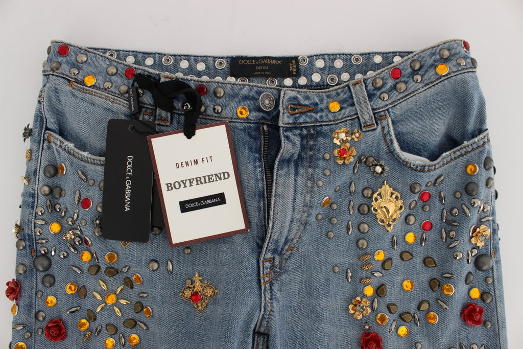 Dolce &amp; Gabbana – Enchanted Sicily – Boyfriendjeans mit Kristallherz