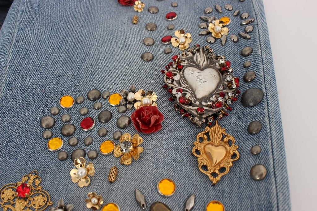 Dolce &amp; Gabbana – Enchanted Sicily – Boyfriendjeans mit Kristallherz