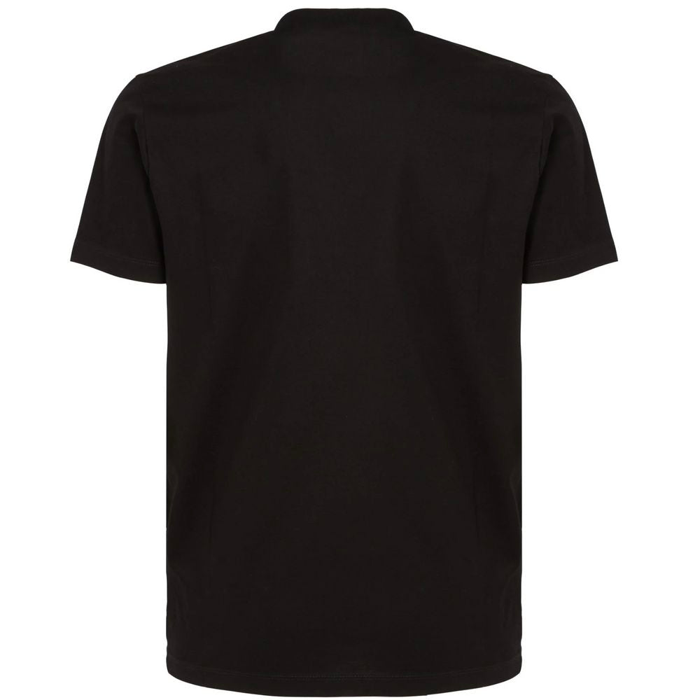 Dsquared² Schwarzes Baumwoll-T-Shirt