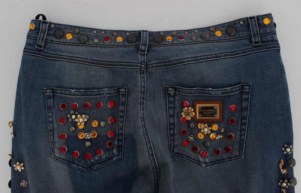 Dolce &amp; Gabbana – Verzierte Boyfriendjeans „Enchanted Sicily“