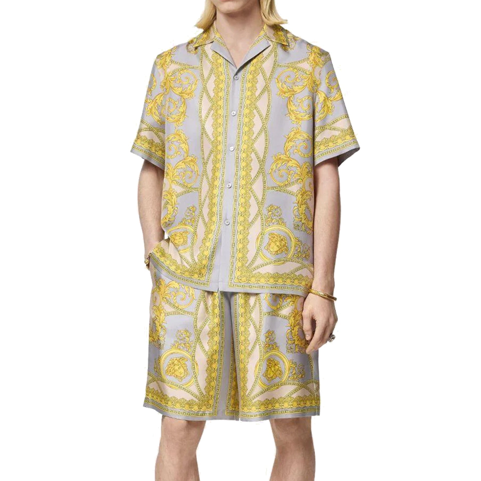 Versace La Coupe Des Dieux Silk Shorts – Siebentaschen