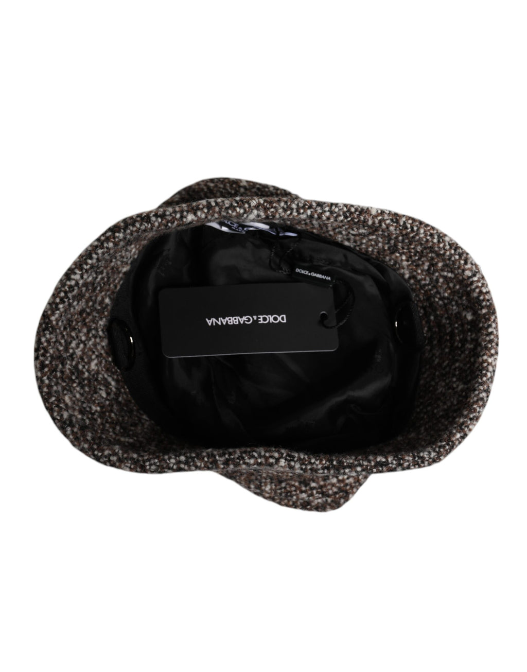 Dolce &amp; Gabbana – Brauner Fischerhut aus gewebter Alpakawolle