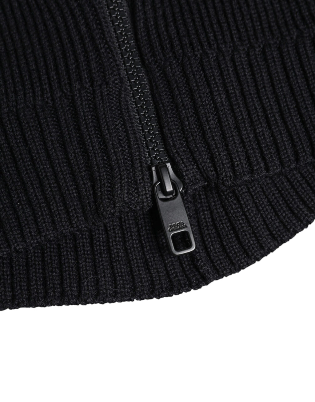 Dolce &amp; Gabbana Balaclava-Mütze aus schwarzer Wolle für den ganzen Kopf