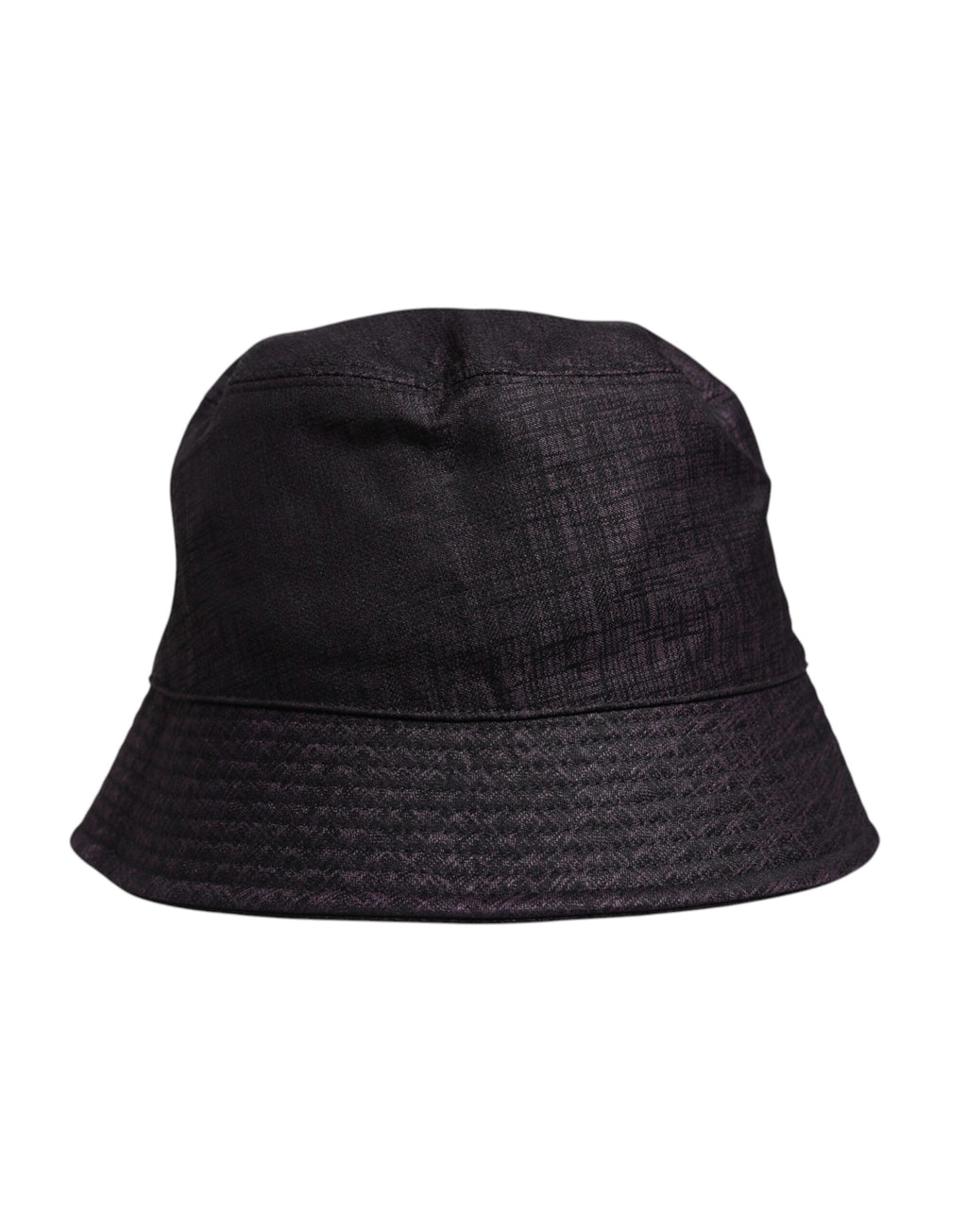 Dolce &amp; Gabbana – Schwarzer Nylon-Fischerhut mit breiter Krempe