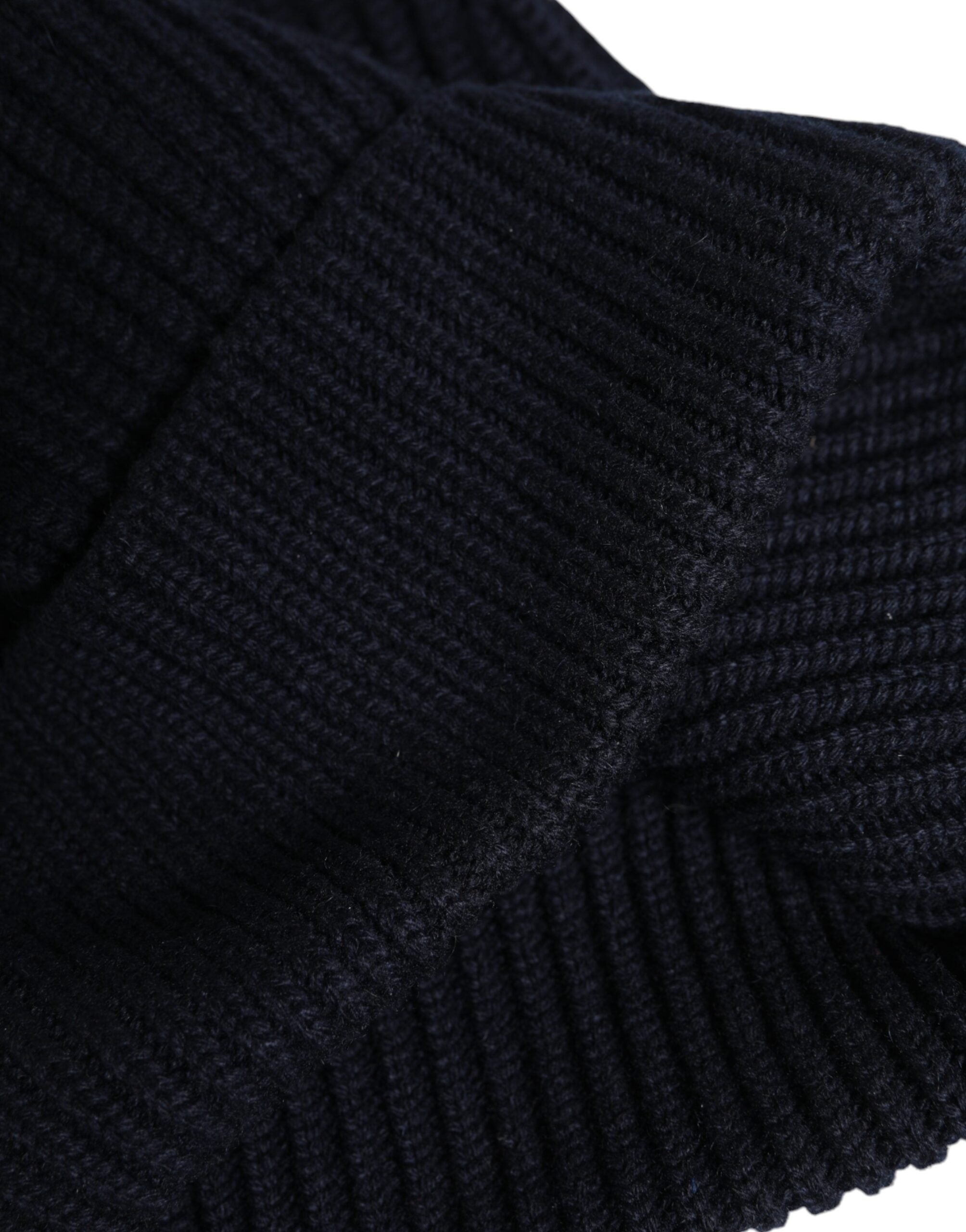 Dolce &amp; Gabbana – Schwarze Wintermütze aus Kaschmir