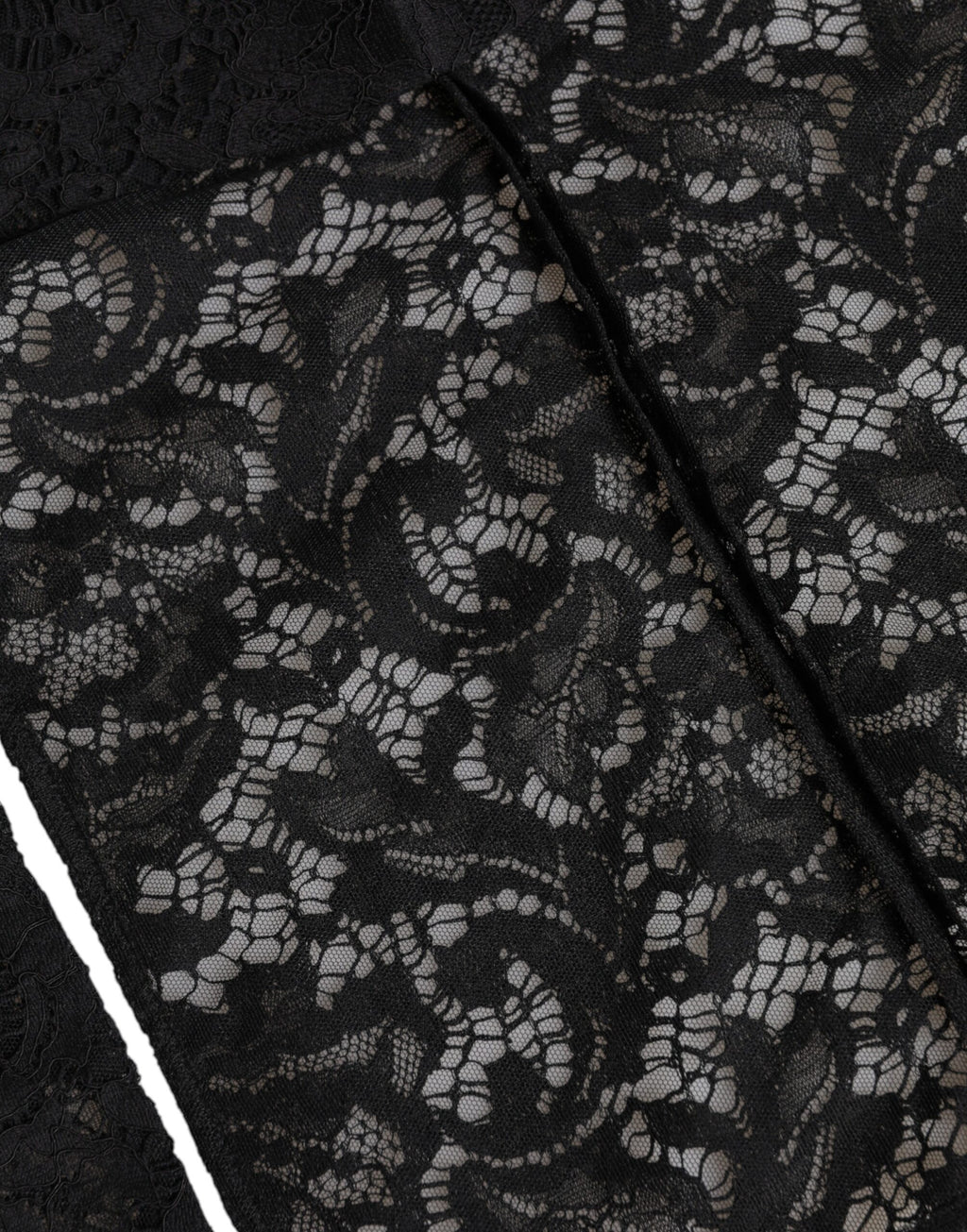 Dolce &amp; Gabbana – Schwarzer Wickelhut mit Blumenspitze