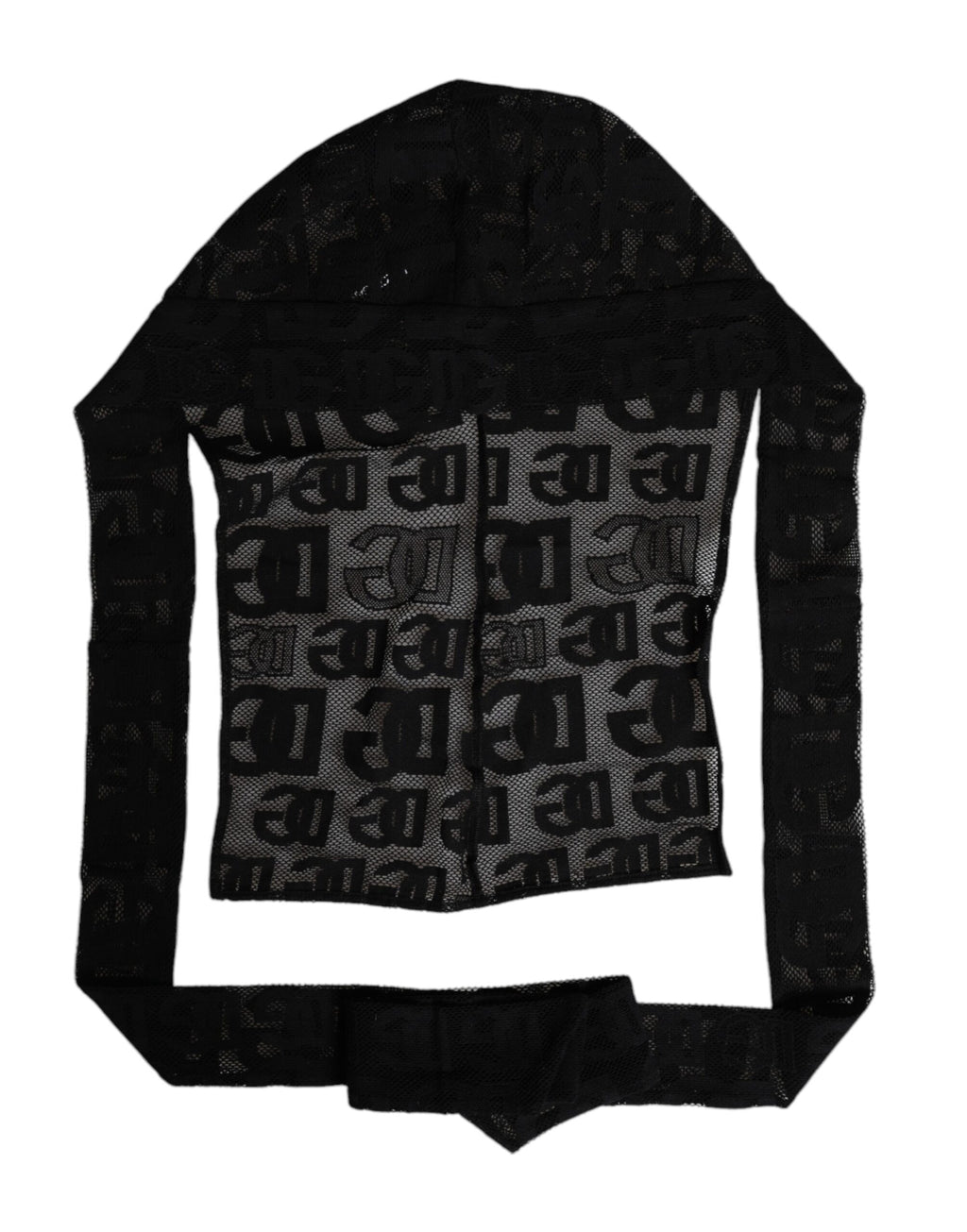 Dolce &amp; Gabbana – Schwarze Mütze mit Logo-Mesh