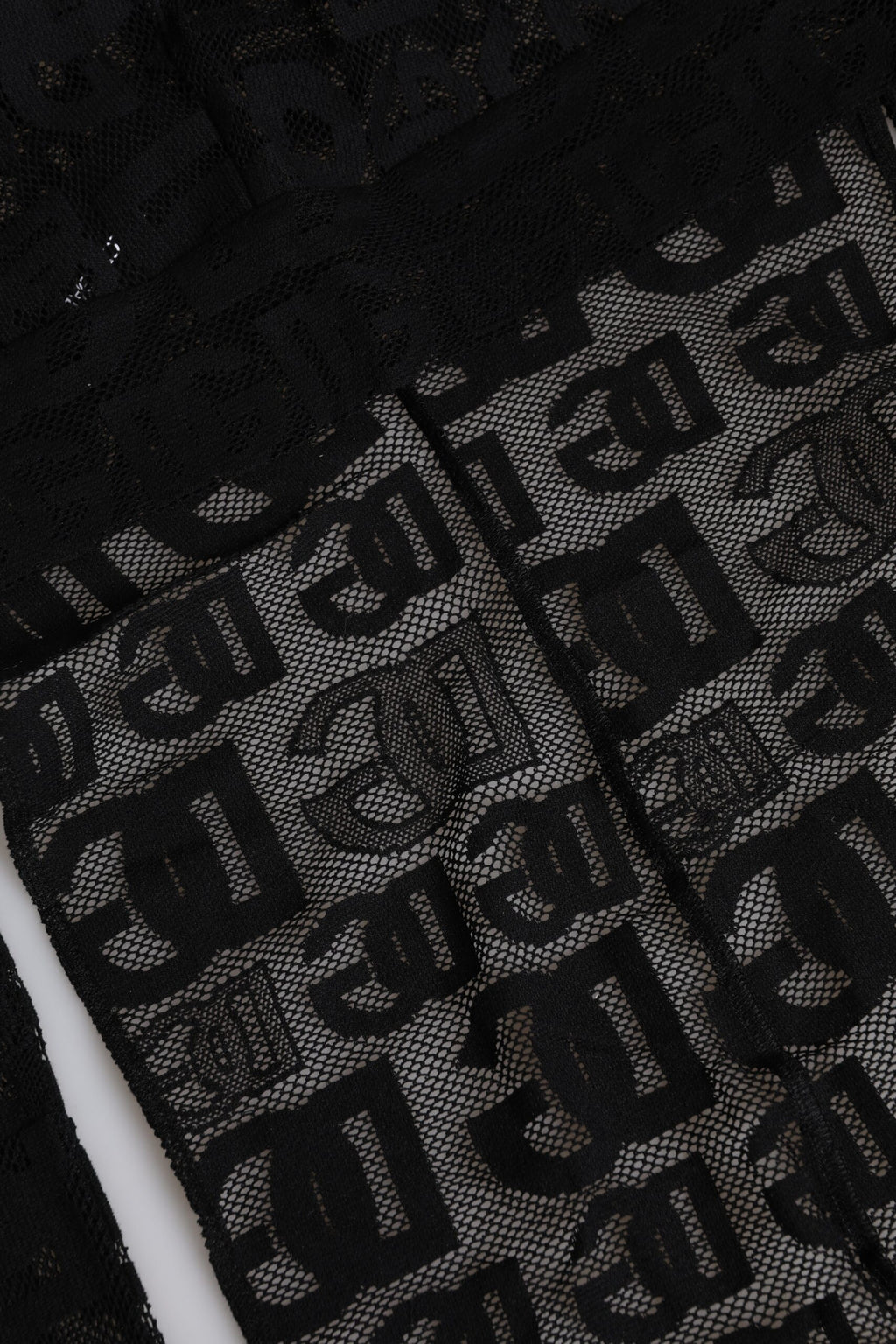 Dolce &amp; Gabbana – Schwarze Mütze mit Logo-Mesh