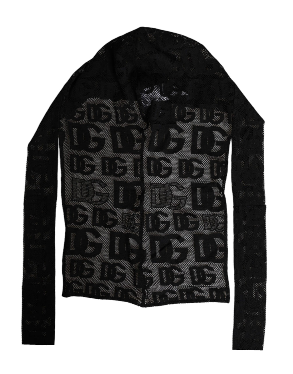 Dolce &amp; Gabbana – Schwarze Mütze mit Logo-Mesh