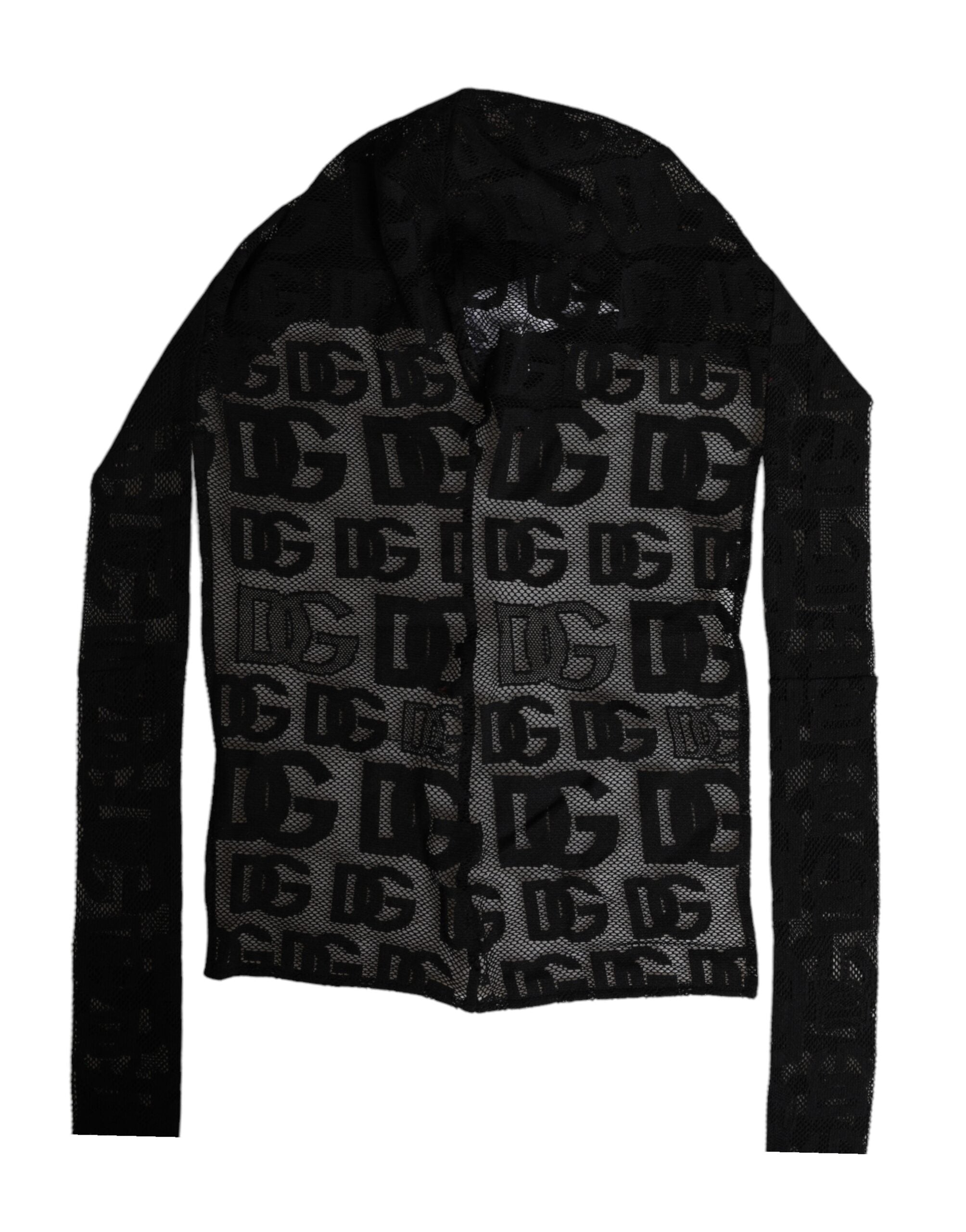 Dolce &amp; Gabbana – Schwarze Mütze mit Logo-Mesh