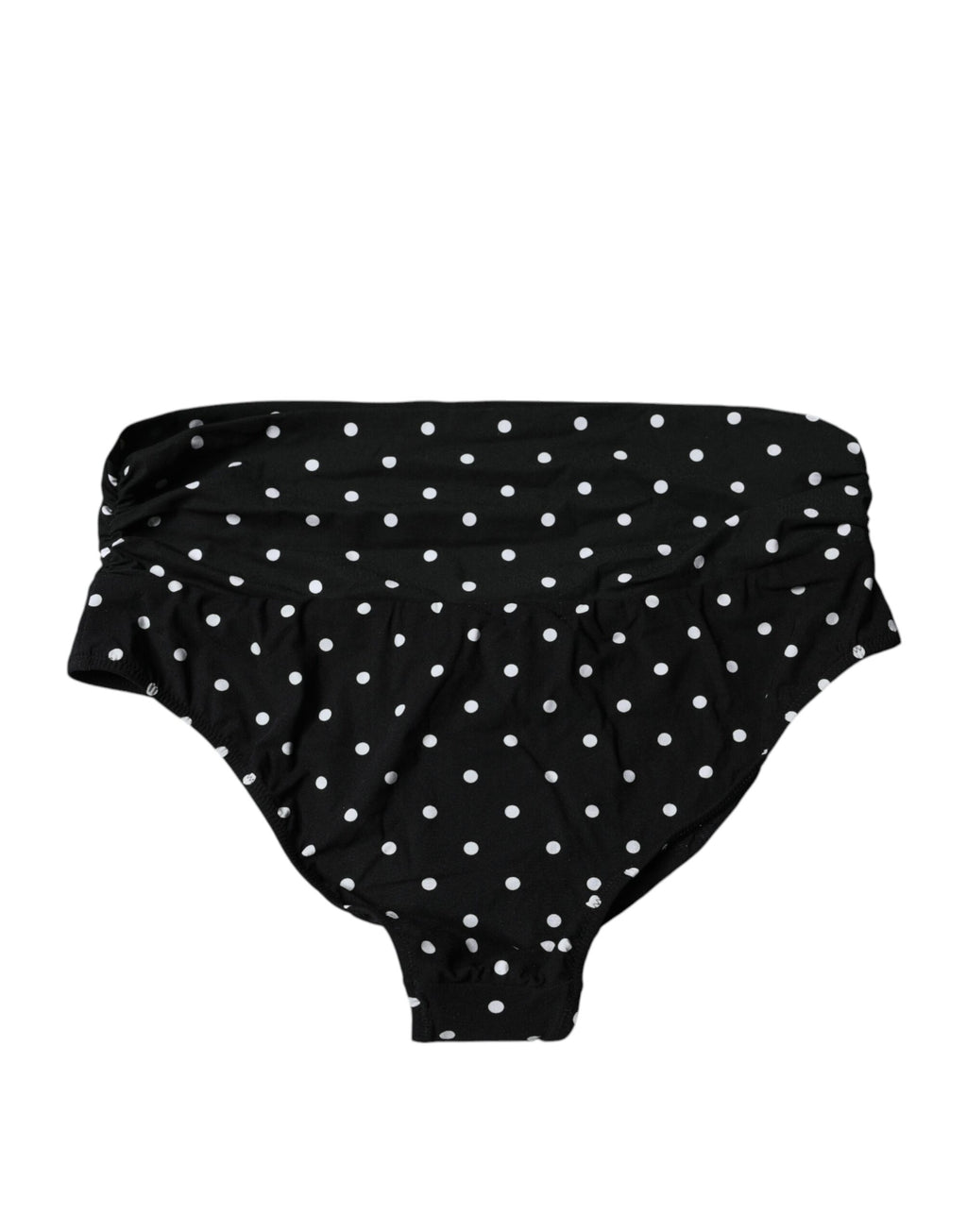 Dolce &amp; Gabbana – Schwarzer Badeanzug mit Punkten, Bikinihose, Bademode